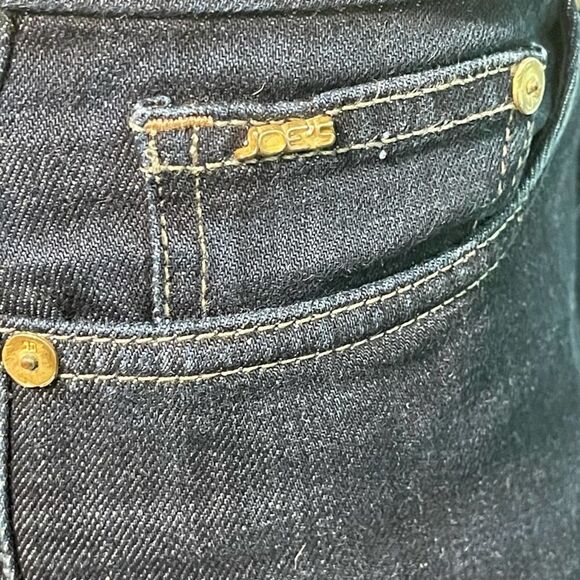 Joe’s Jeans Muse Wide Leg Flare Low Rise Jeans Dark Wash Jett Blue‎ Size 25 - Picture 11 of 14